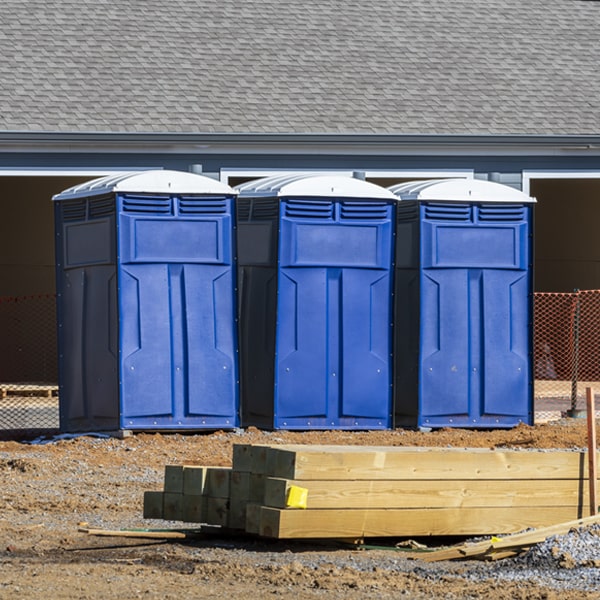 what is the expected delivery and pickup timeframe for the porta potties in Cedar Crest Oklahoma